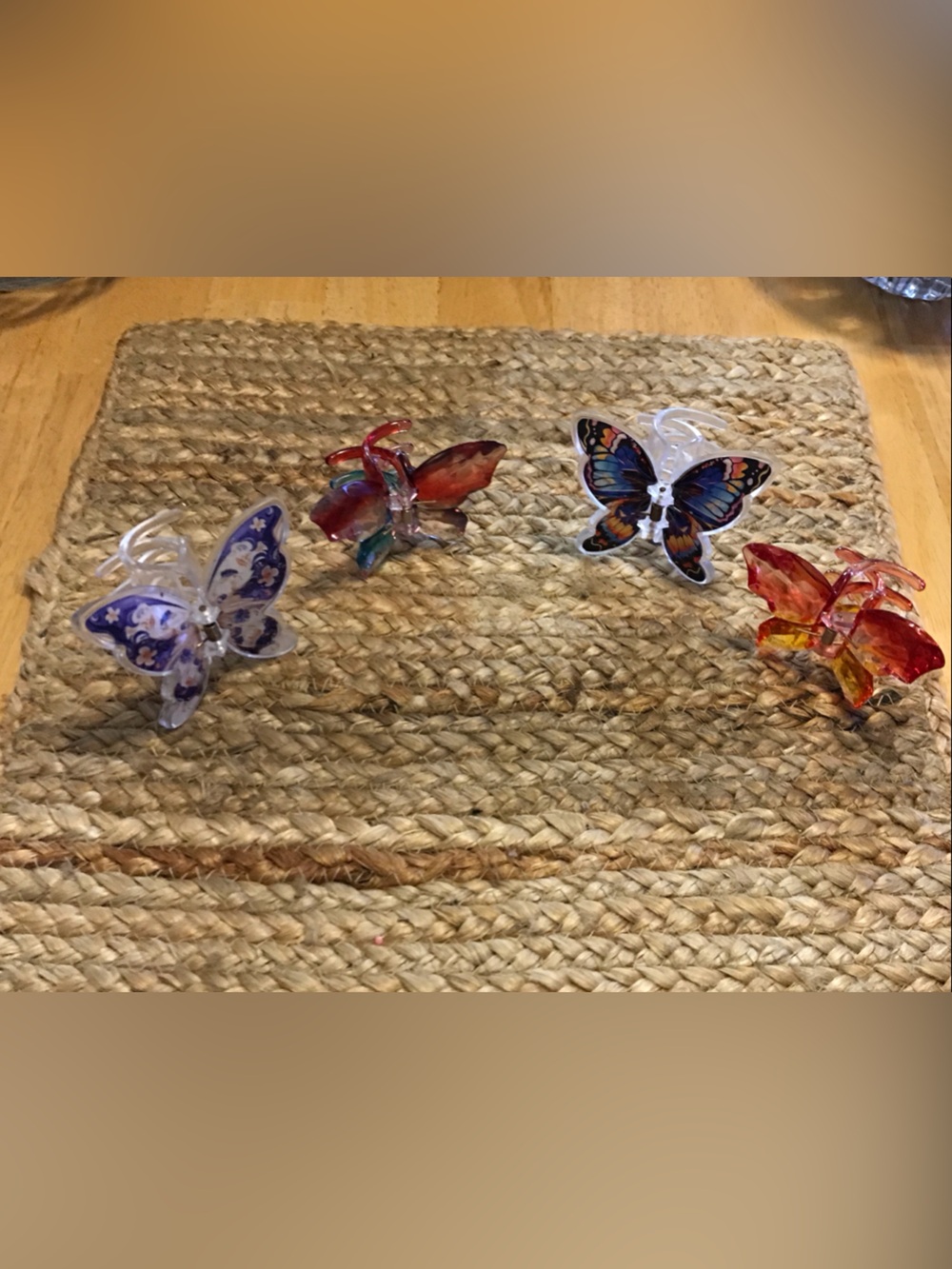 Decorative Butterfly Hair Clips for Medium to Long Hair Length
